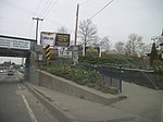 12 foot 9 railroad bridge over NY 112